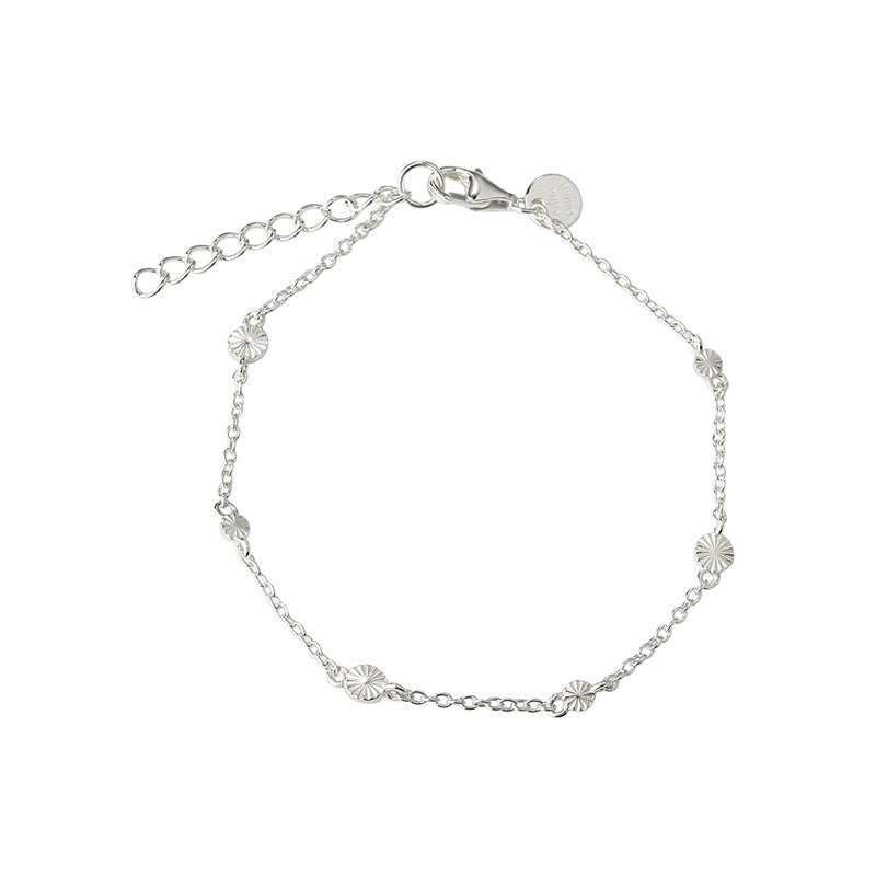 Aqua Dulce Line Simple armbånd i sølv med minimalistisk kæde og diskrete detaljer