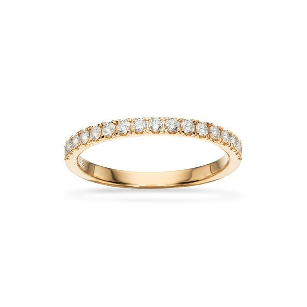 Scrouples Dazzling alliance ring i 14 karat guld med brillantslebne diamanter på i alt 0,32 ct