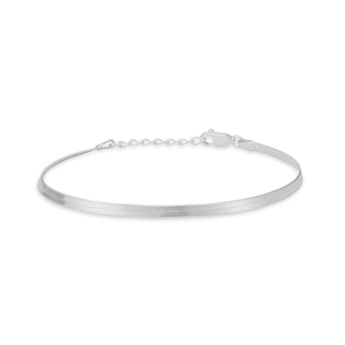 Cobra small sildeben armbånd i sølv, Studio Z