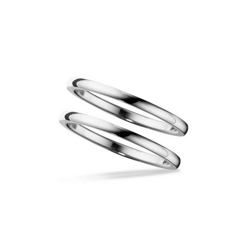 Scrouples garder-ringe i 14 karat hvidguld – enkle og tidløse ringe til dit personlige ringlook
