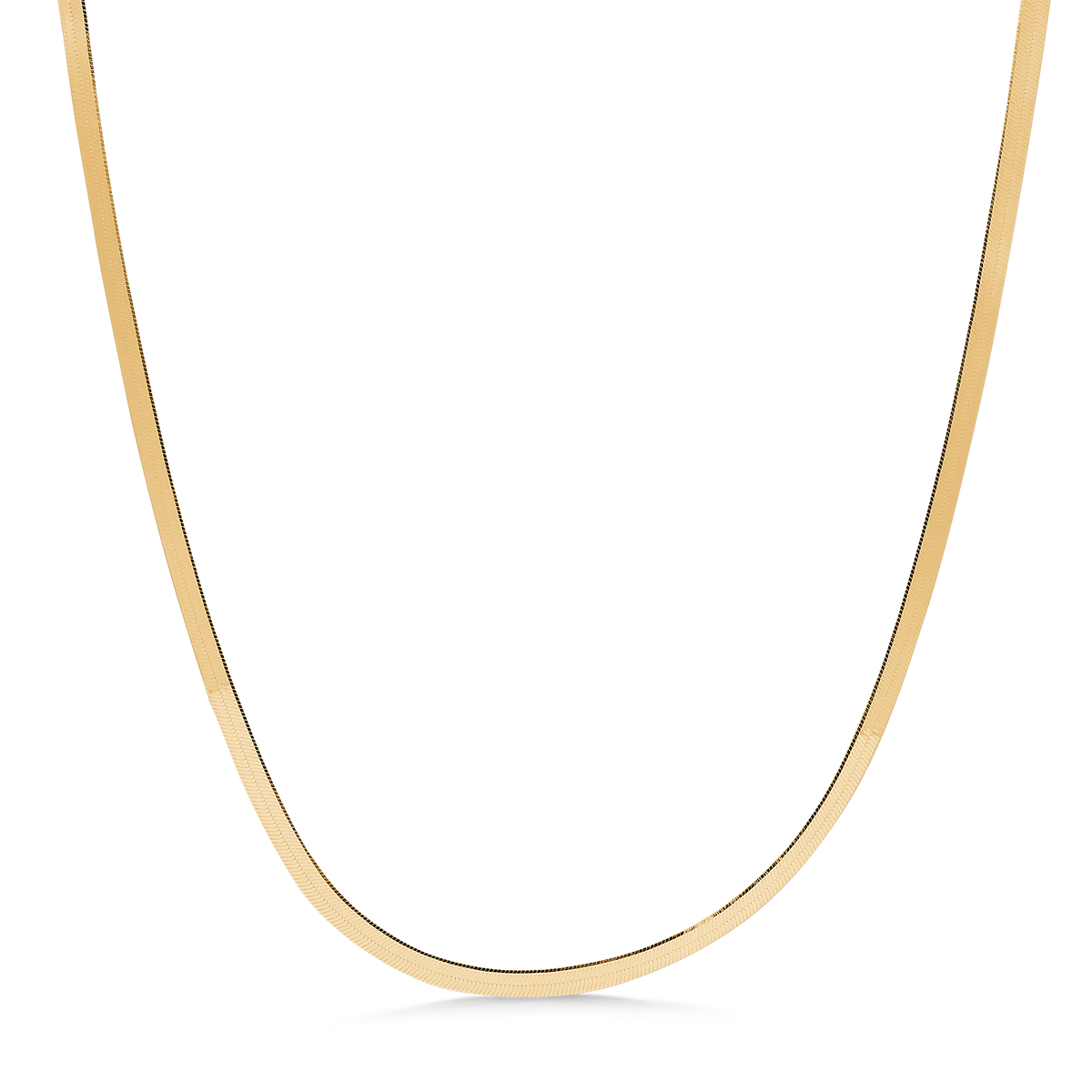 Cobra small sildeben halskæde i forgyldt sølv, Studio Z