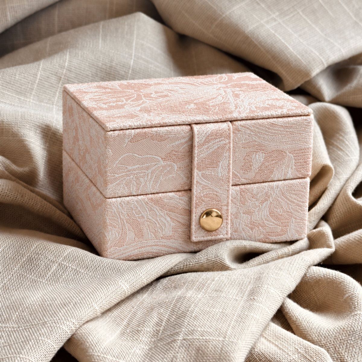 Aqua Dulce Jewellery Box Mini lille rejse-smykkeskrin i rosa