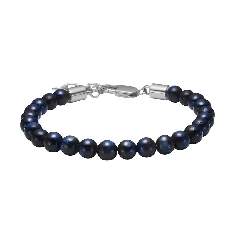 Son of Noa - armbånd blå tigerøje 19cm - 23cm