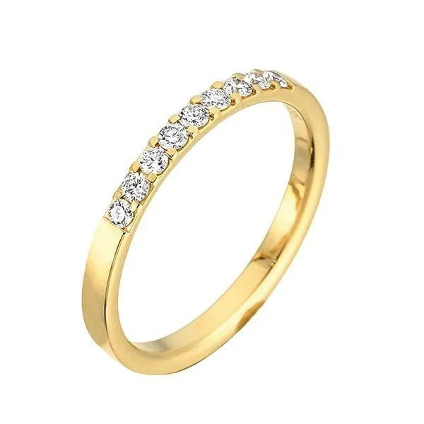 Helt enkelt og klassisk alliancering i 14 kt guld