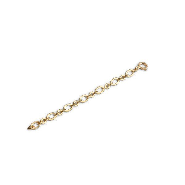 Enamel Copenhagen forlængerkæde i 18 kt. guldbelagt sølv med chunky, moderne design til ankelkæder og armbånd