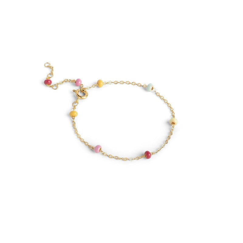 Lola Bold Rainbow armbånd i forgyldt sølv af Enamel
