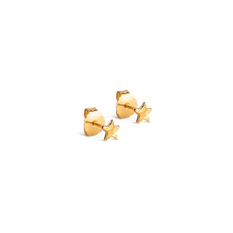 Star Energy øreringe i forgyldt sølv - Enamel E410G