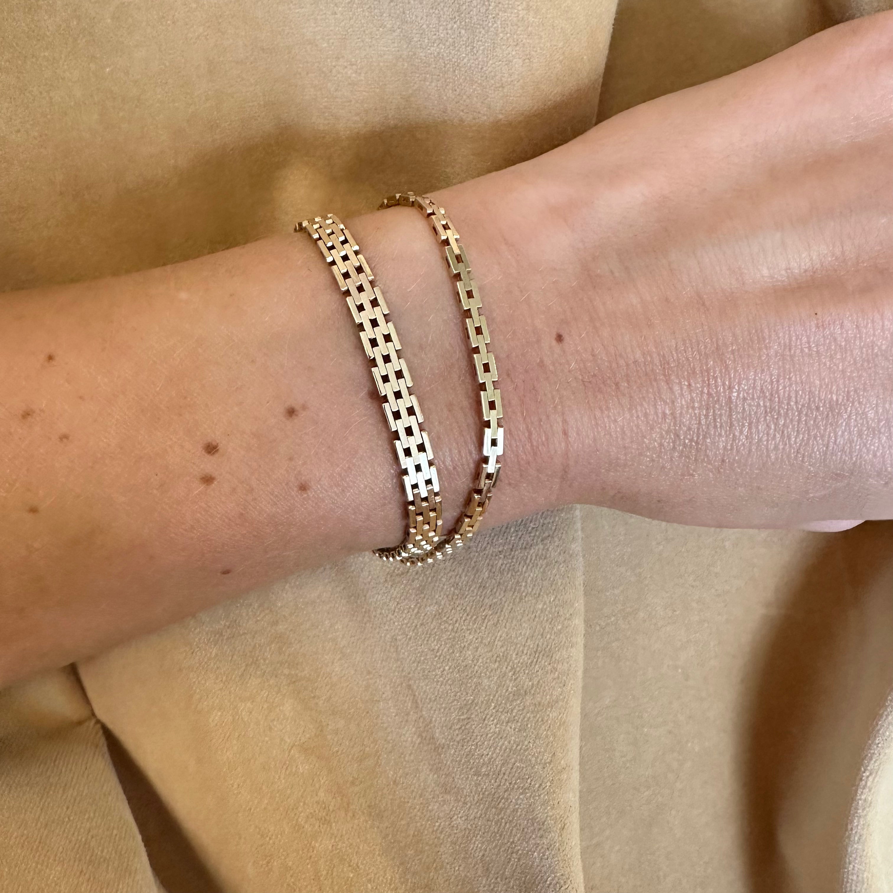 Murstens armbånd i 14 kt guld