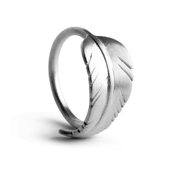 Jane Kønig - Leaf ring i sølv G0301-G-50 3