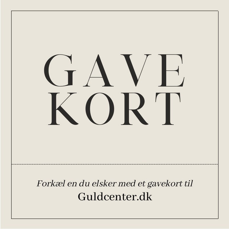 Gavekort til smykker – vælg selv beløbet og send med det samme