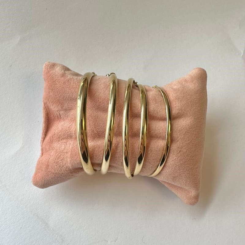BNH American armring i 14 kt. guld – nærbillede af detalje