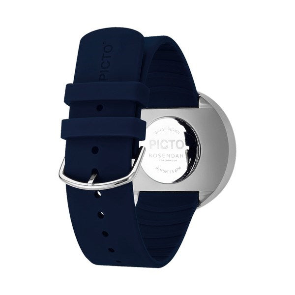Picto unisex ur med navy blå roterende urskive og midnight blue silikone rem, nærbillede af sten

Hmm, "nærbillede af sten" giver ikke mening for et ur. Lad mig vælge en bedre vinkel.

Picto unisex ur i stål med navy blå urskive og midnight blue silikone rem, nærbillede af detalje