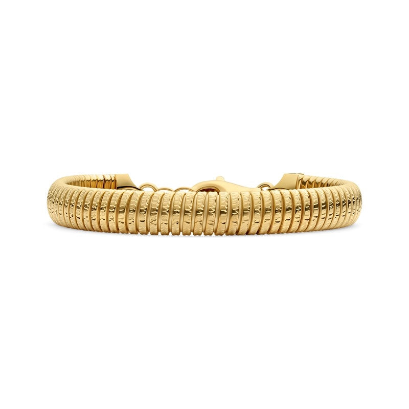 Sif Jakobs Jewellery Riva armbånd i 925 sølv med 18 karat forgyldning og poleret led-design