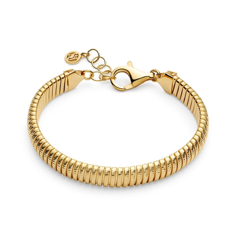 Sif Jakobs Jewellery Riva armbånd i forgyldt sølv – nærbillede af detalje