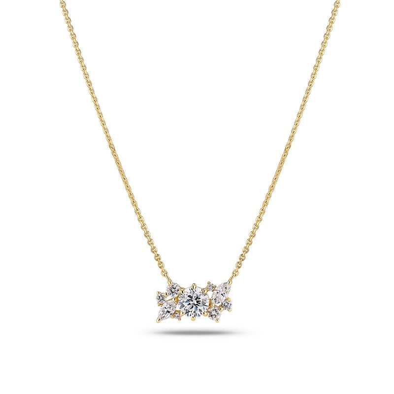 Sif Jakobs Jewellery Lovere halskæde i 14 karat guld med 0,58 ct lab-grown diamanter