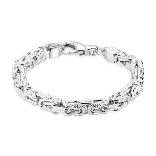 BNH kongekæde armbånd i sterlingsølv 925 – liggende på flade