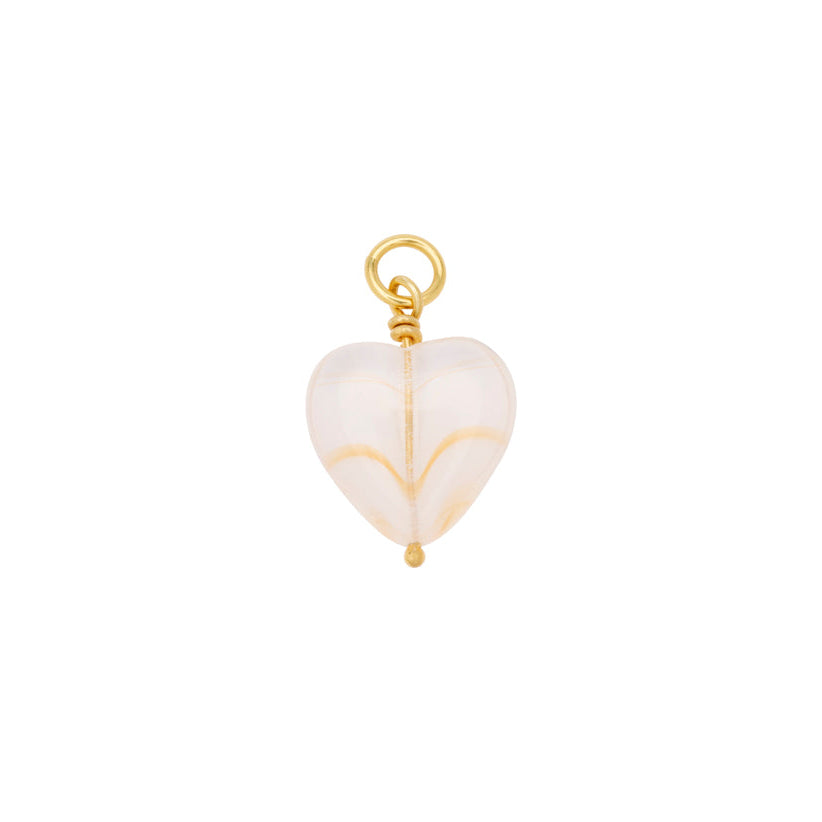 French Grande Heart Vedhæng i White, Pico Copenhagen
