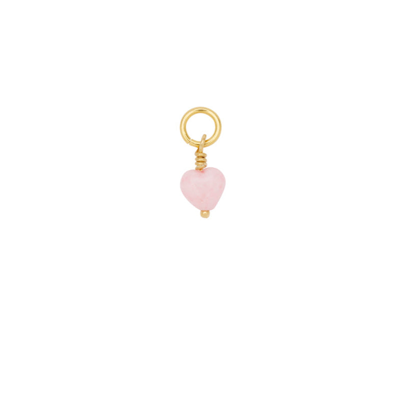 French Mini Heart Pendant i Powder, Pico Copenhagen