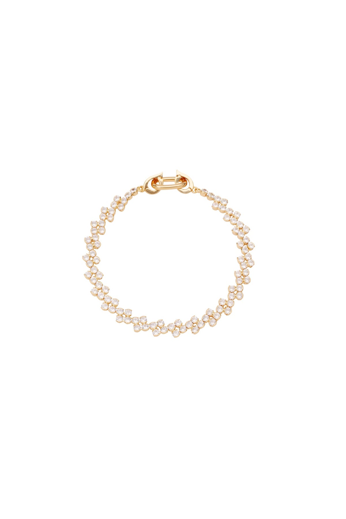 Pico Copenhagen Claire Crystal armbånd i forgyldt messing