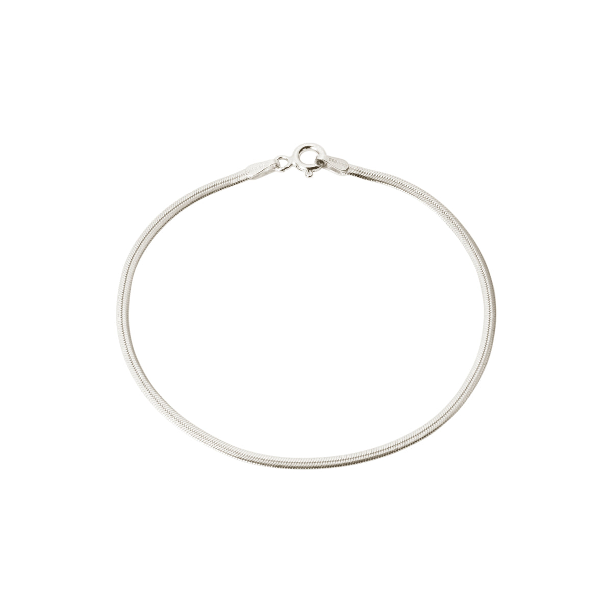 Camille Brinch Small Essentia Snake Bracelet i sølv