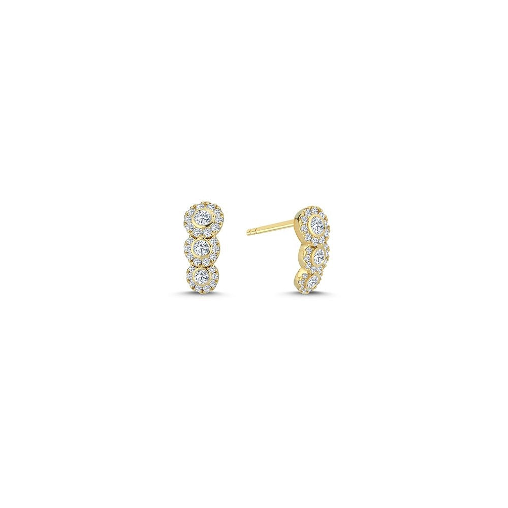 Duchess diamant øreringe i 14 kt guld Ø2450-050
