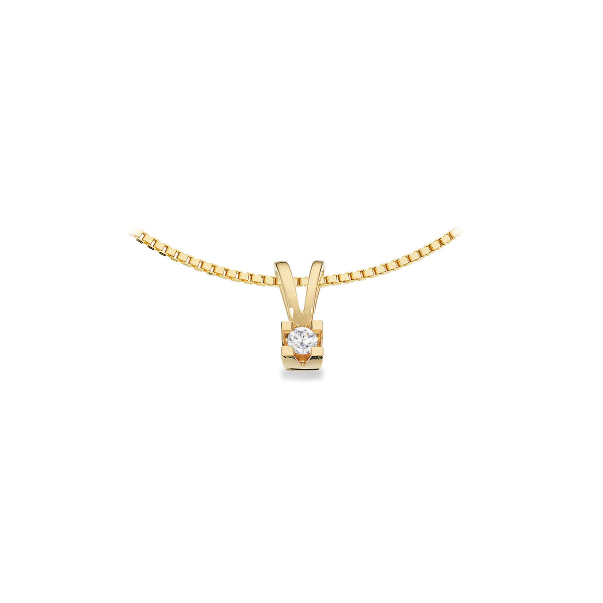 Scrouples Kleopatra Vedhæng i 14 kt. guld 0,05ct.-0,50ct. diamant
