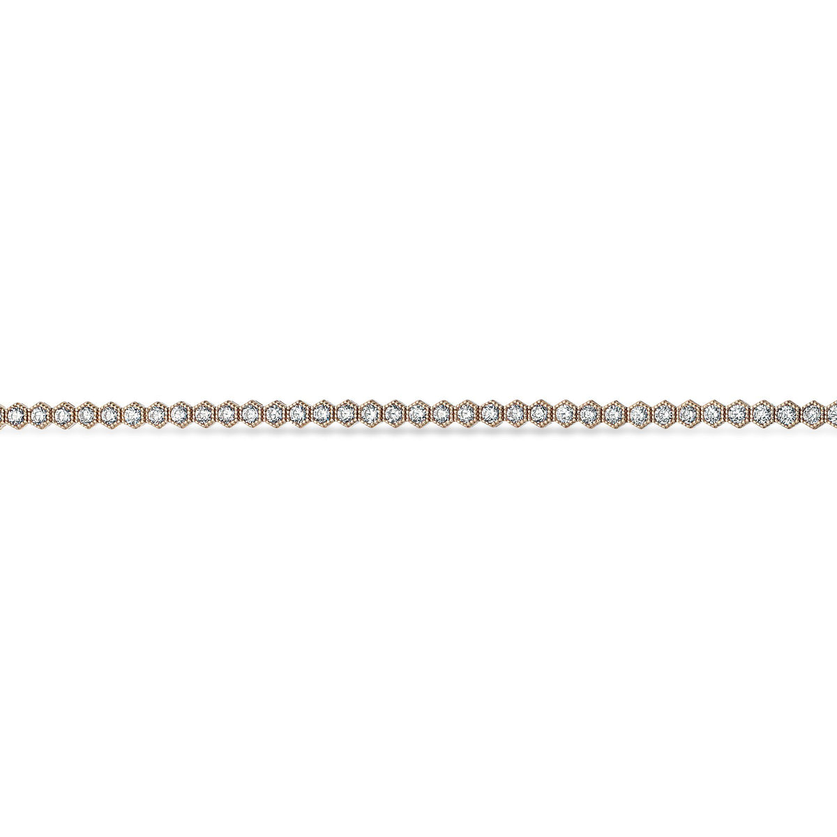 Scrouples 8 kt Tennisarmbånd med zirkonia