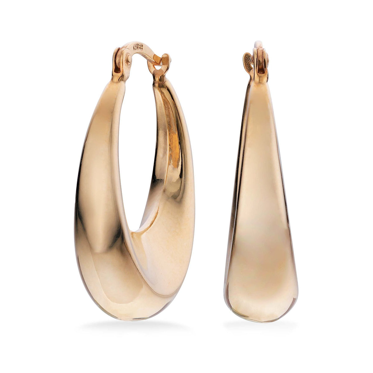 Scrouples Creoler i 8 kt. guld
