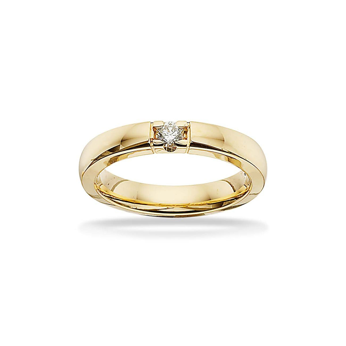 Scrouples Grace Alliancering i 14 kt. m. 0,11ct. diamant