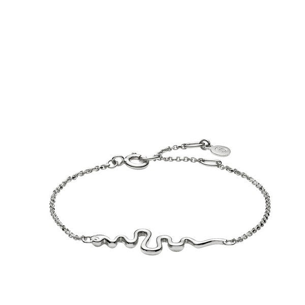 Sistie Young One Snake armbånd i 925 sterlingsølv med slangemønster og tidløst design